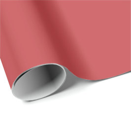 Papel De Regalo Color Sólido Rojo Rosa