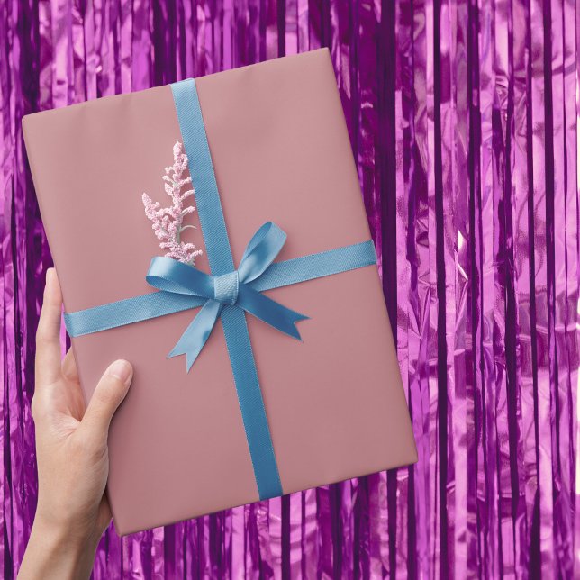 Papel De Regalo Color sólido Rosa polvoriento (Subido por el creador)