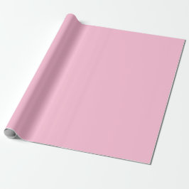 Papel De Regalo Color sólido rosa rosa rosa rosa suave color blanc