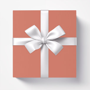 Papel De Regalo Color sólido terracota marrón