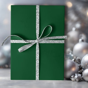 Papel De Regalo Color sólido verde