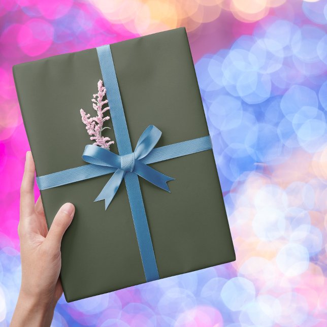 Papel De Regalo Color sólido verde rígido (Subido por el creador)
