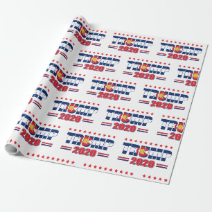 Papel De Regalo Colorado por Trump Trump 2020