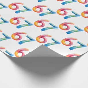 Papel De Regalo Colores Brillantes 67 Sin Significado Alguno Blanc
