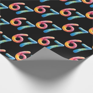 Papel De Regalo Colores Brillantes 67 Sin Significado Alguno Negro
