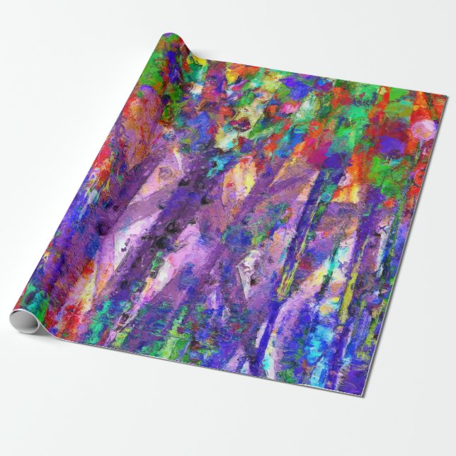Papel De Regalo Colores Danza Artísticos (Desenrollado)