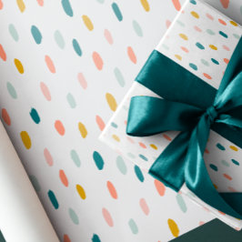 Papel De Regalo Colores de agua Pinceladas en festivo de color pas