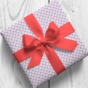 Papel De Regalo Colores de agua rojos y azules
