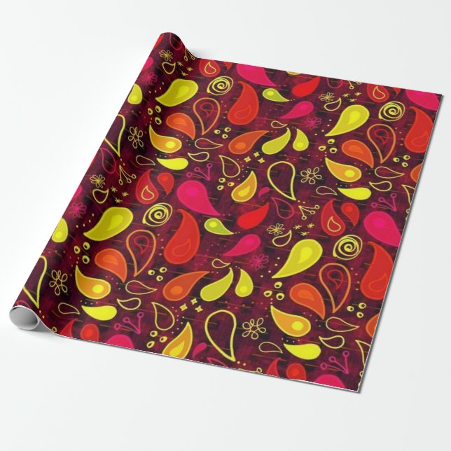 Papel De Regalo Colores de chile (Desenrollado)