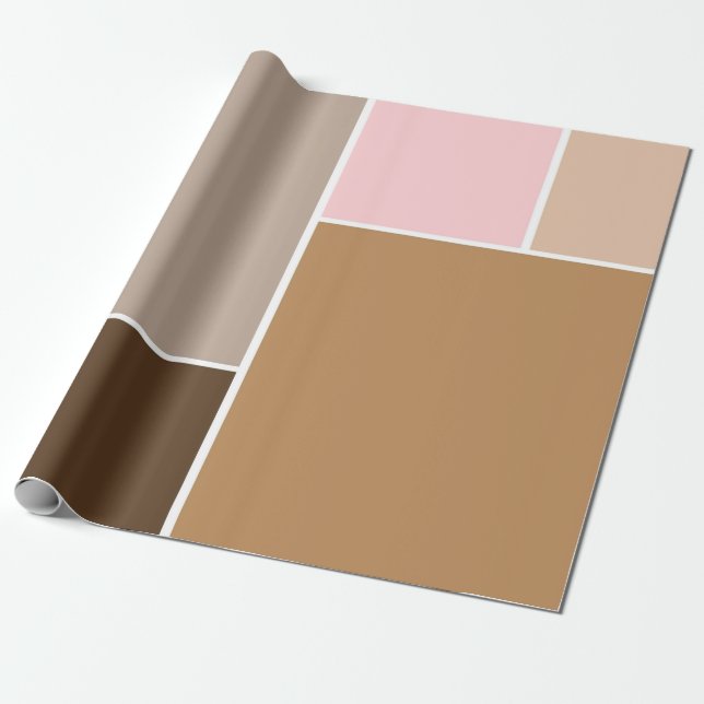 Papel De Regalo Colores de conchas marinas (Desenrollado)