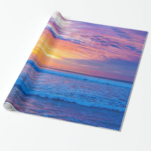 Papel De Regalo colores de la puesta del sol
