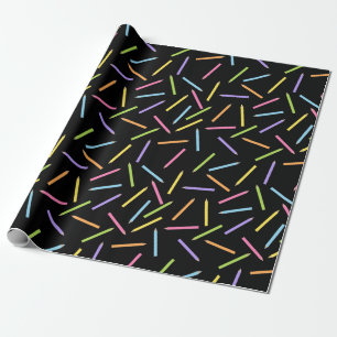 Papel De Regalo Colores de lápices negros
