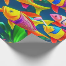 Colores de peces de la vida marina vibraciones de