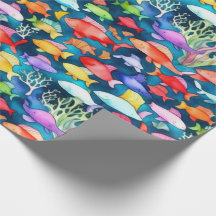 Colores de peces de la vida marina vibraciones de