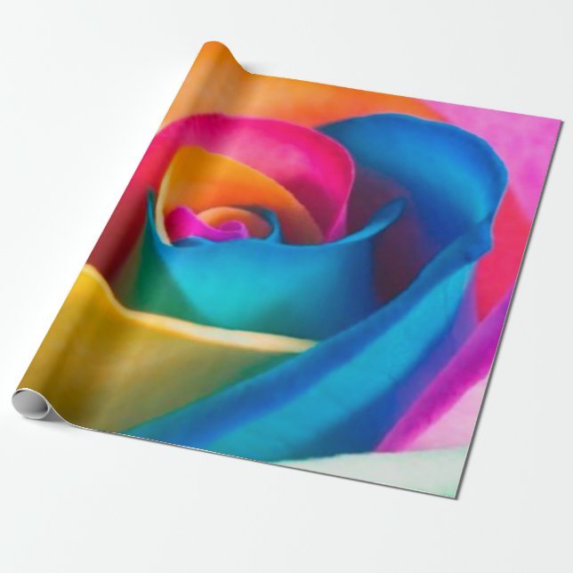 Papel De Regalo Colores de rosa (Desenrollado)