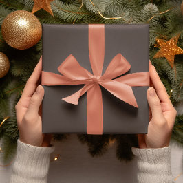 Papel De Regalo Colores de tendencia - Color marrón café - Rollo s