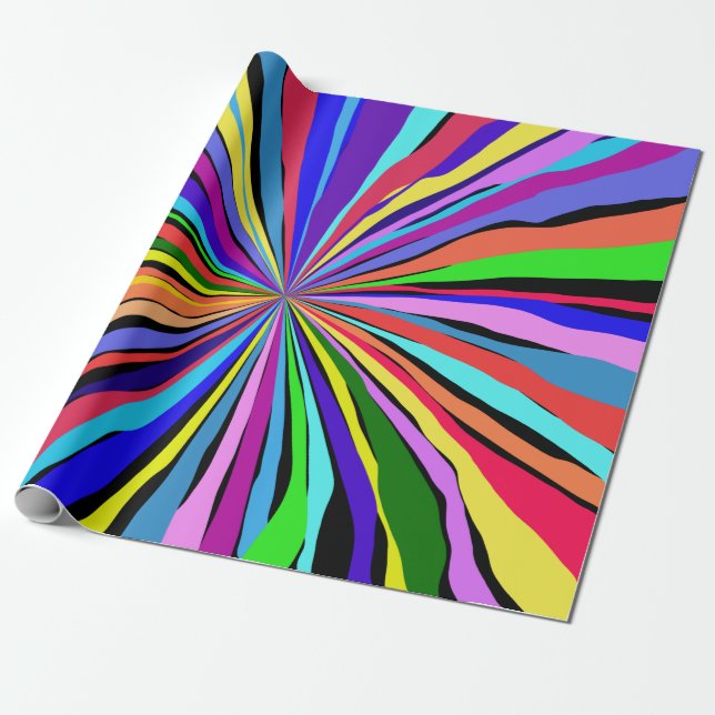 Papel De Regalo Colores divertidos (Desenrollado)