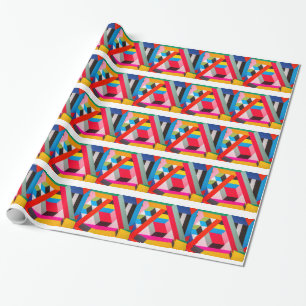 Papel De Regalo colores geométricos