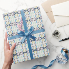 Papel De Regalo Colores pastel acuarelables salados sobre blanco n
