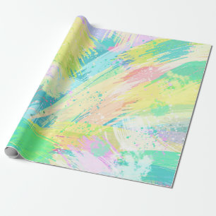 Papel De Regalo Colores Pastel de estilo Resumen Arte