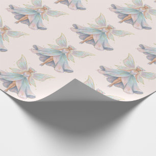 Papel De Regalo Colores pastel patrón de ángel mágico hada