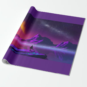 Papel De Regalo colores retro de sinthwave vaporwave cyberpunk gra