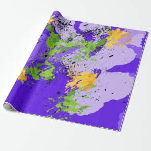 Papel De Regalo Colorful abstract energy wave