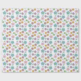 Papel De Regalo Colorful floral print