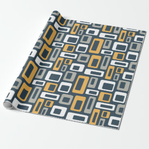 Papel De Regalo Colorful Mid Century style shapes