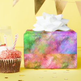 Papel De Regalo Colorida textura de vidrio opal