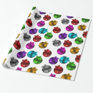 Papel De Regalo Coloridas decoraciones navideñas