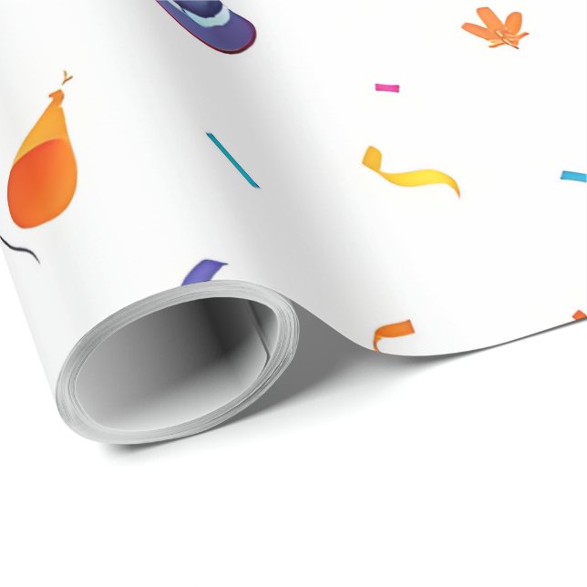 Papel de Regalo Colorido (Esquina del rollo)