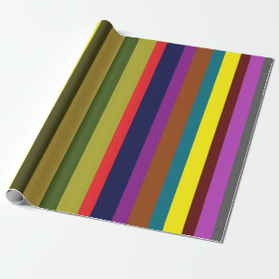 Papel De Regalo Colorido a rayas