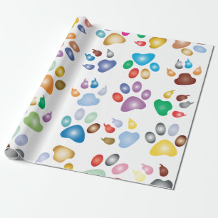 Papel De Regalo Colorido animal de arco iris prismático
