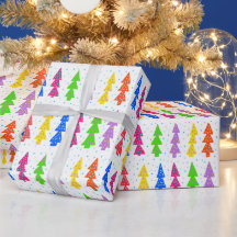 Colorido arte pop del árbol de Navidad