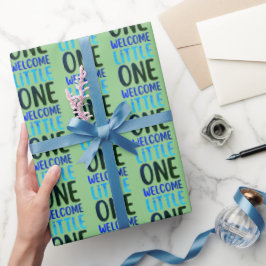 Papel De Regalo Colorido Baby Shower "Welcome Little One"