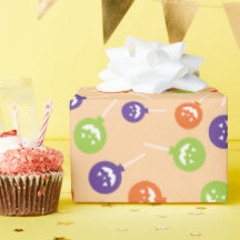 Colorido dulce Halloween Lollipops Seamless Creepe