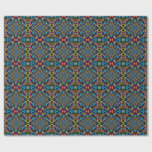 Papel De Regalo Colorido Kaleidoscope Mandala Design Mug, almohada