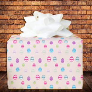 Papel De Regalo Colorido patrón de huevo de Pascua
