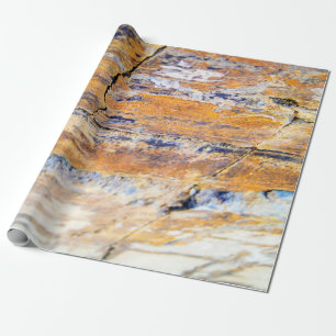 Papel De Regalo Colorido patrón de pared de piedra natural en una