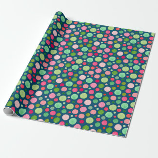 Papel De Regalo Coloridos Navidades con puntos de confetti