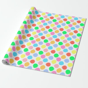 Papel De Regalo Coloridos puntos de polka