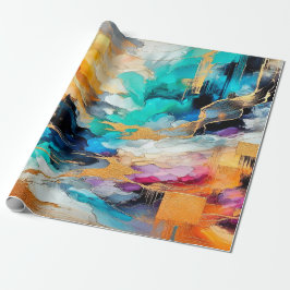 Papel De Regalo Colors and Gold