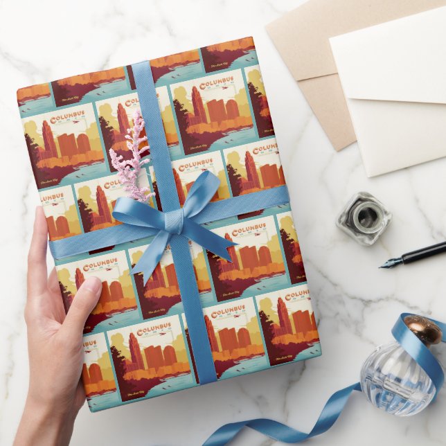 Papel De Regalo Columbus Ohio | Ciudad del Arco (Regalar)