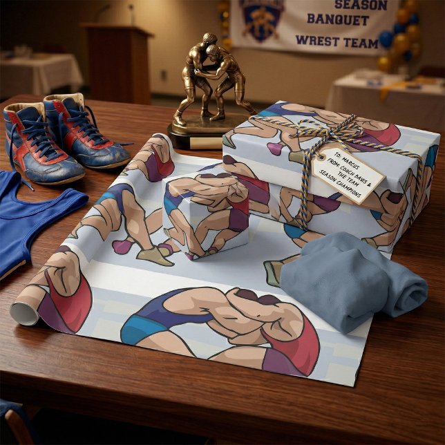 Papel De Regalo Combate de Lucha Libre (Subido por el creador)