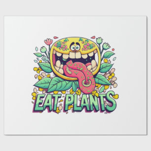 Papel De Regalo Comer Plantas