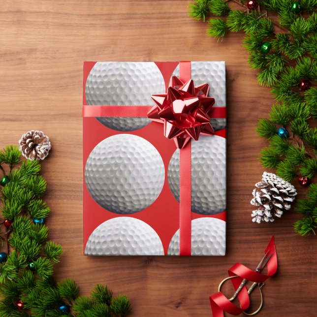 Papel De Regalo Comer Sleep Golf Cualquier color Personalizado (Regalo de vacaciones)