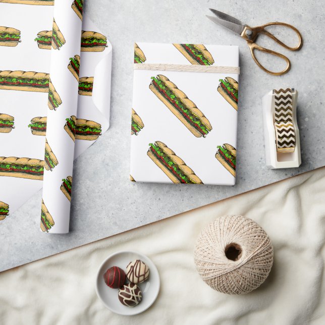 Papel De Regalo Comer un Día de Bocadillo (Artesanía)