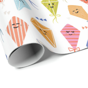 Papel De Regalo cometa voladora guardería familia