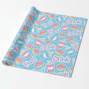 Papel De Regalo Comida chatarra